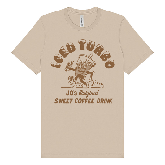 Jo's Tan Turbo Tee