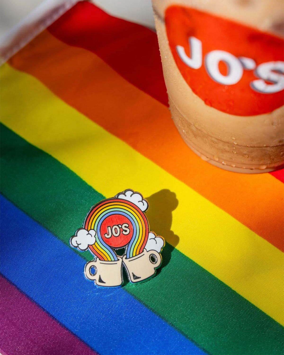 Jo's Rainbow Enamel Pin